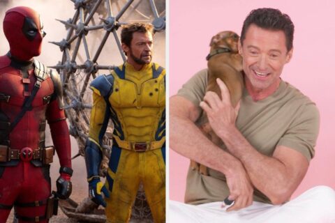 Ryan Reynolds et Hugh Jackman dévoilent leurs vols sur le plateau et bien plus encore en jouant avec des chiots adorables !