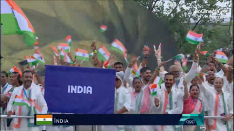 Jeux Olympiques de Paris 2024 : L’Inde fait une entrée spectaculaire dans la Seine lors de la cérémonie d’ouverture !