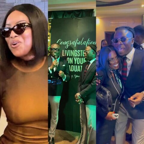 Joselyn Dumas, Nana Aba Anamoah, Bola Ray et d’autres célébrités s’invitent à la fête de remise de diplôme de Stonebwoy – Découvrez les vidéos amusantes !