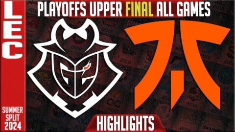 G2 Esports contre Fnatic : Finale Épique des LEC Summer 2024 – Prédictions et Programme de Diffusion en Direct !