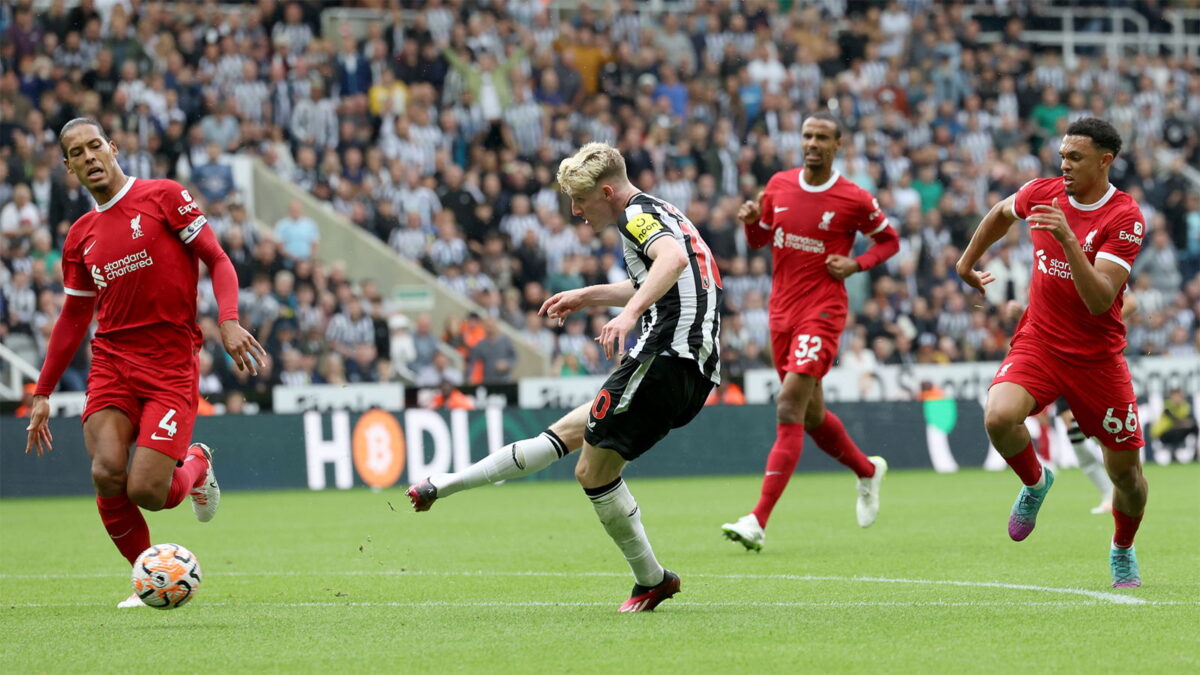 Un défi de courage et de détermination : Anthony Gordon face à Liverpool !