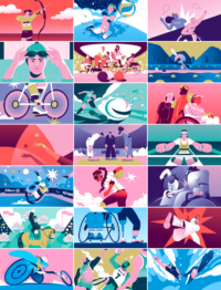 Kreatives réunit 11 illustrateurs pour donner vie aux Jeux Paralympiques 2024 !