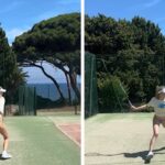 Génie Bouchard Éblouit en Bikini lors de son Entraînement de Tennis à Saint-Tropez !