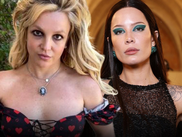 britney spears halsey getty