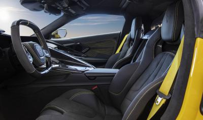 Intérieur de la Chevrolet Corvette ZR1 avec pack ZTK