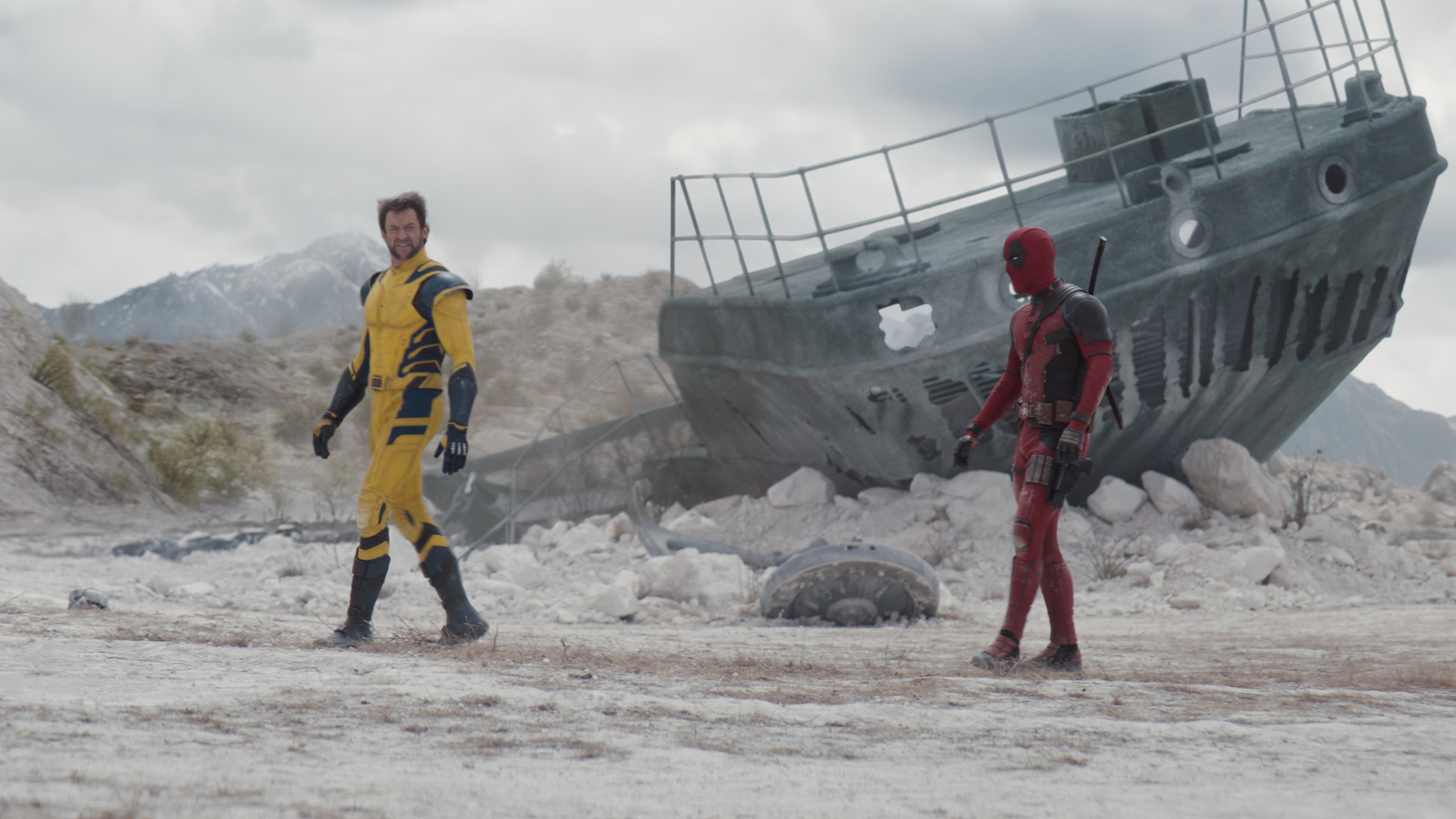 Logan et Wade ont une conversation tendue dans The Void dans Deadpool et Wolverine