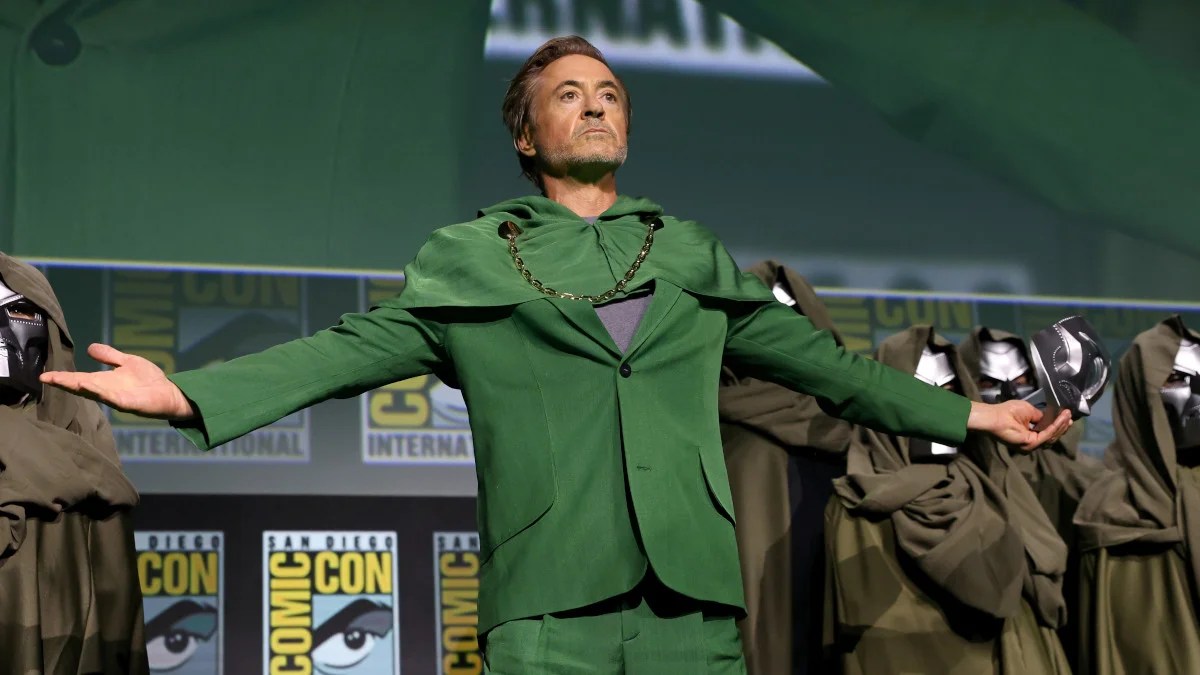 Robert Downey Jr. à Comic-Con en tant que Docteur Fatalis