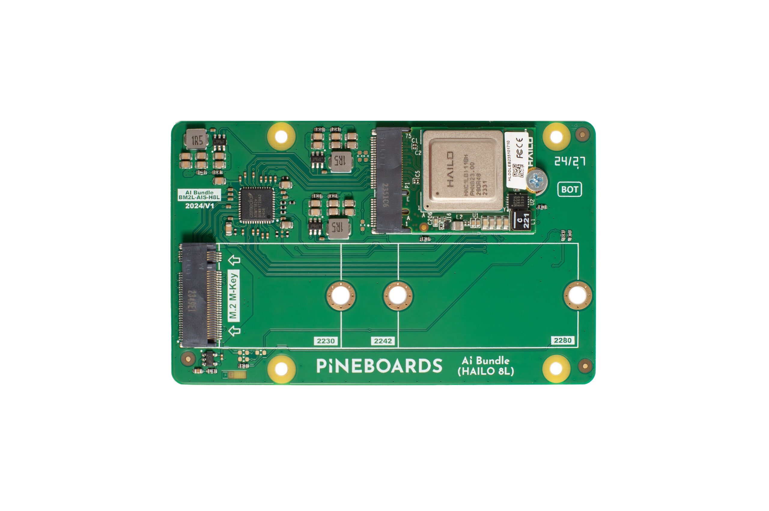 Le chapeau AI de Pineboards : Activez le stockage de démarrage Hailo-8L et NVMe sur un Pi 5 !