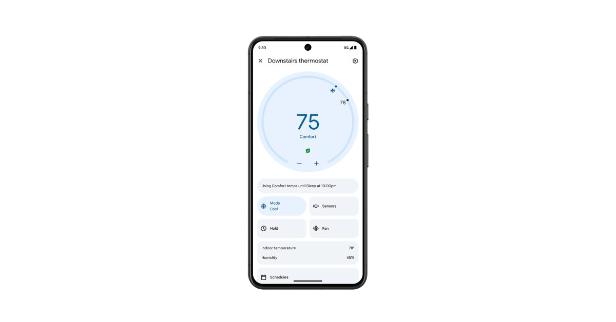 L’application Google Home améliore le contrôle des thermostats Nest sur les anciens modèles !