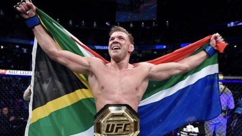 Dricus Du Plessis : « Le vainqueur de Whittaker et Chimaev sera le prochain challenger au titre !