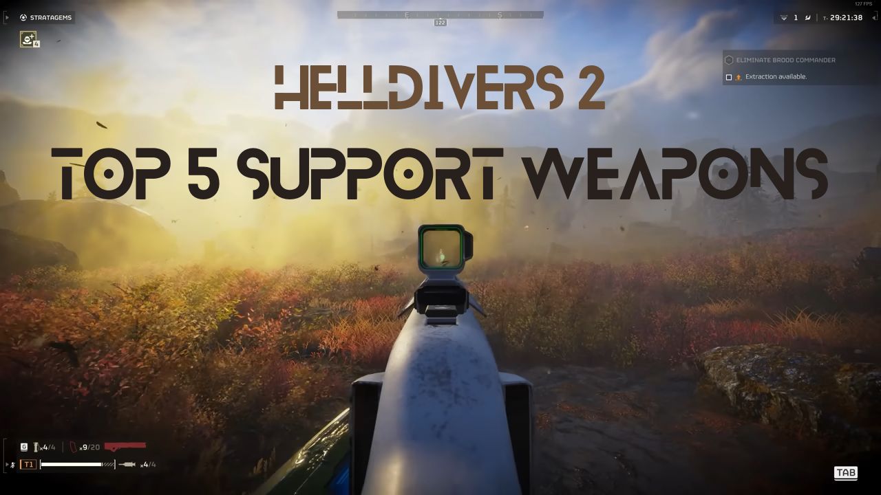 Armement et Stratégie : Les 5 Meilleures Armes de Soutien dans Helldivers 2 – Classement Ultime