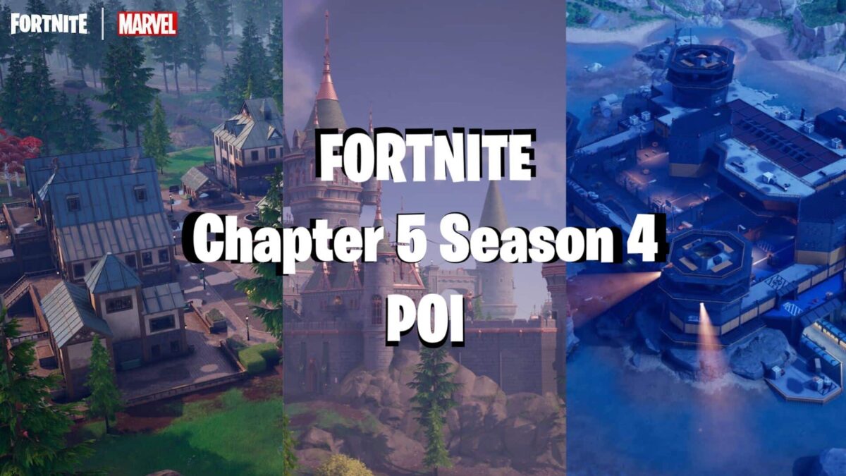 Annonce de la carte de la saison 4 du chapitre 5 de Fortnite : Découvrez tous les nouveaux POIs incontournables !