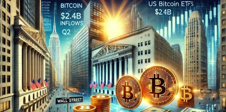 Les Titans de Wall Street Renforcent leurs Paris sur la Crypto : 2,4 Milliards de Dollars d’Entrées pour les ETF Bitcoin aux États-Unis au Deuxième Trimestre !