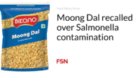 Rappel de Moong Dal : Attention à la contamination par Salmonella !