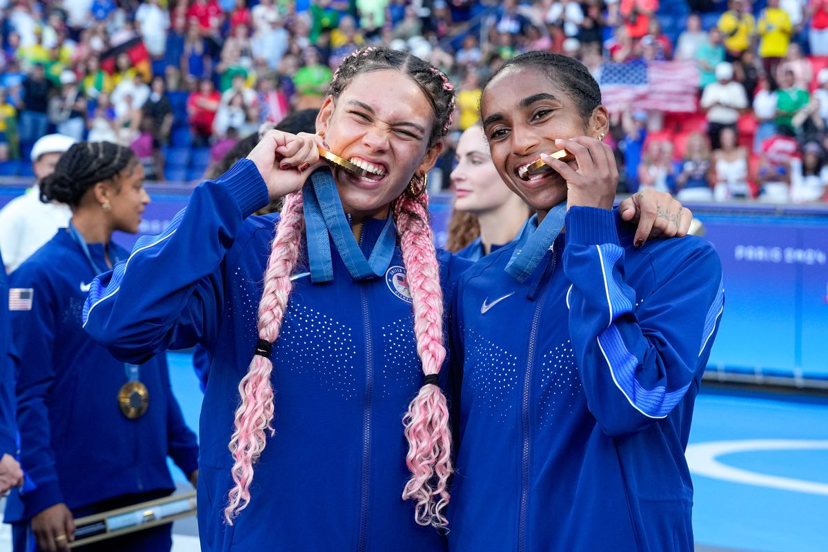 Match de football féminin : États-Unis contre Brésil - Finale des Jeux Olympiques de Paris 2024