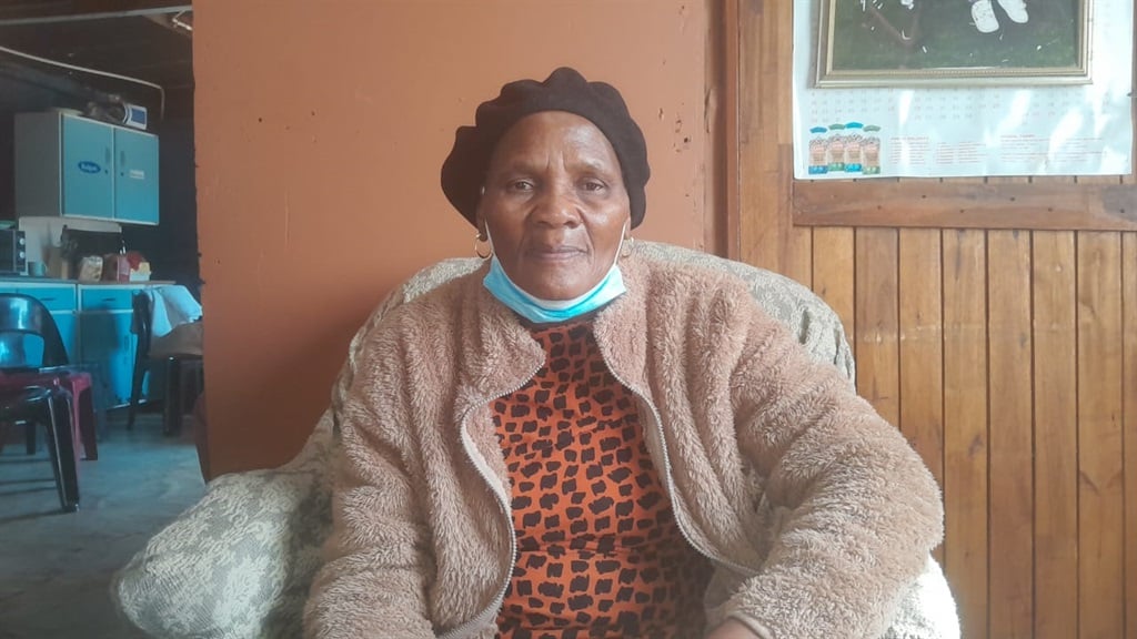 sport Zelda Madumo (71), la cousine du défunt Lebogang Morula