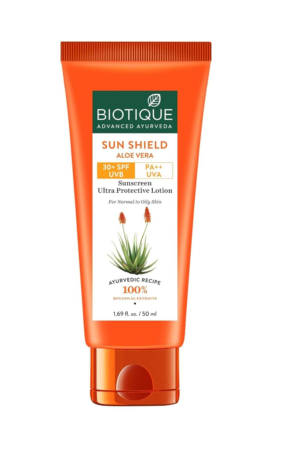 Crème Solaire Biotique Bio Aloe Vera SPF 30+