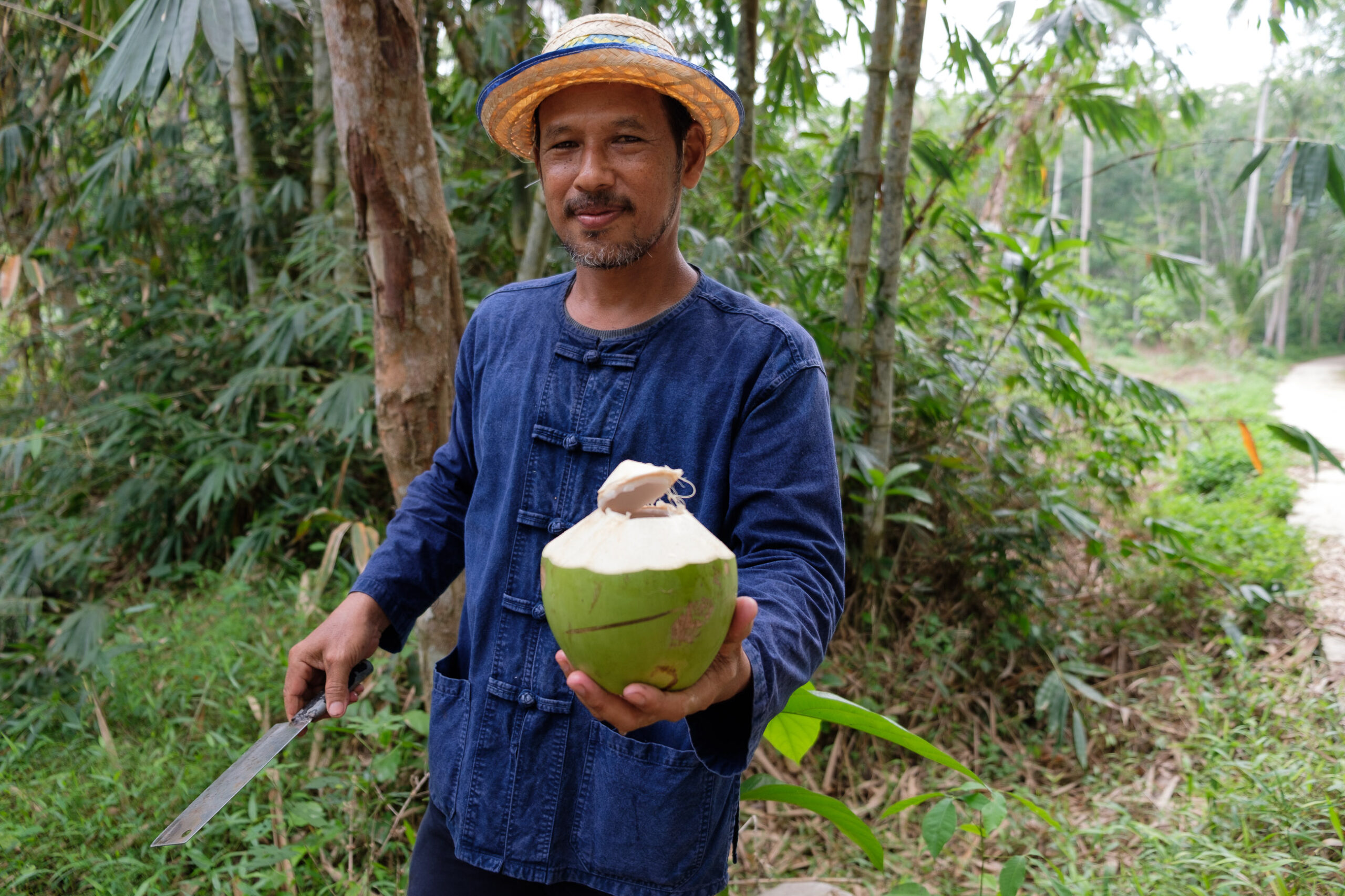 Agriculteur agroforestier en Thaïlande