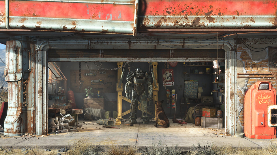 Armure de puissance dans Fallout 4.