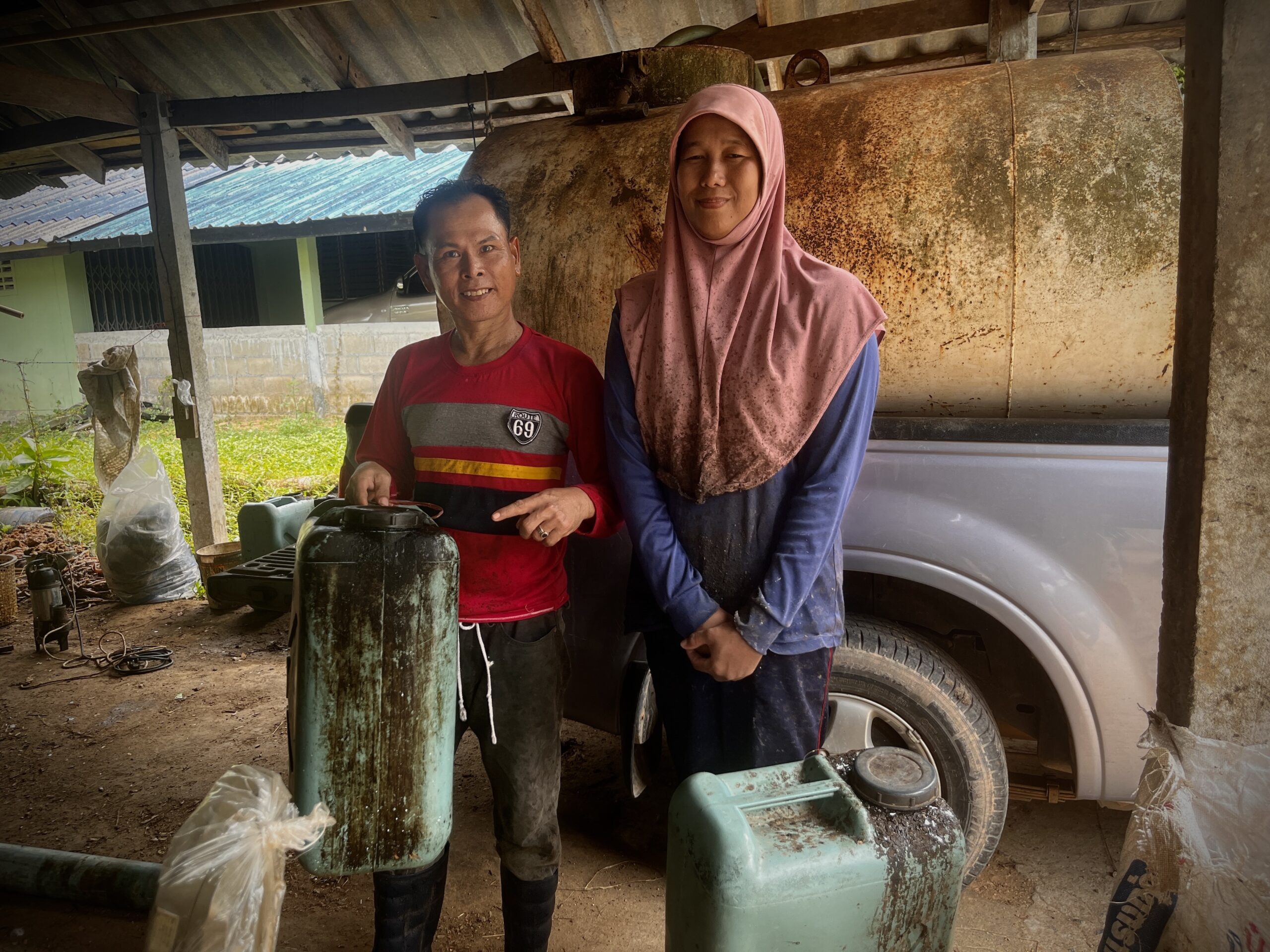 Agriculteurs de caoutchouc en Thaïlande