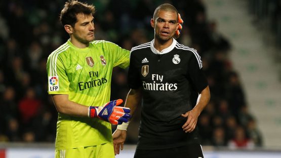 sport Iker Casillas a joué le troisième plus grand nombre de matchs avec Pepe