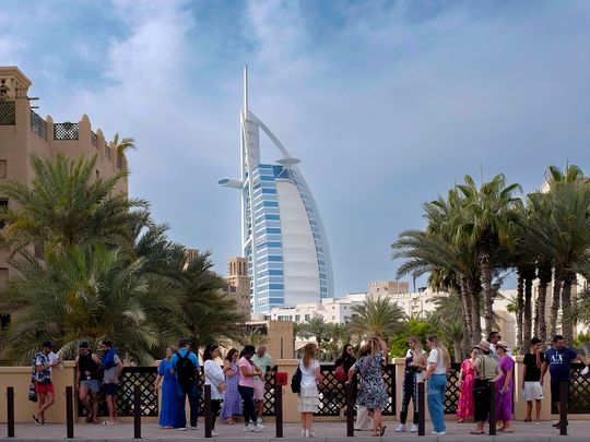 actualités STOCK Touristes Dubaï Madinat Jumeirah