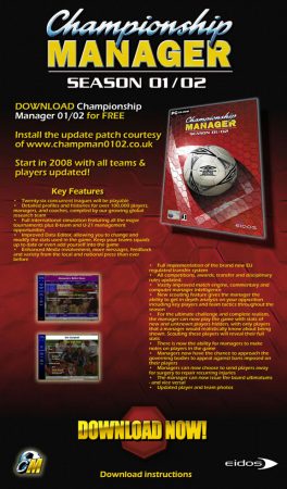 Télécharger Championship Manager 01/02