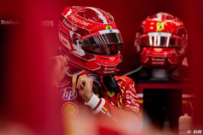 Charles Leclerc en action sur la piste