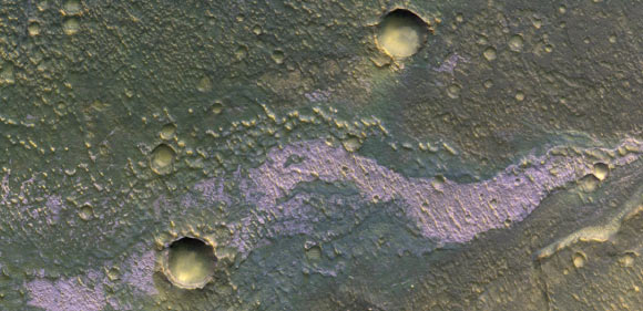 Dépôts de chlorure sur Mars