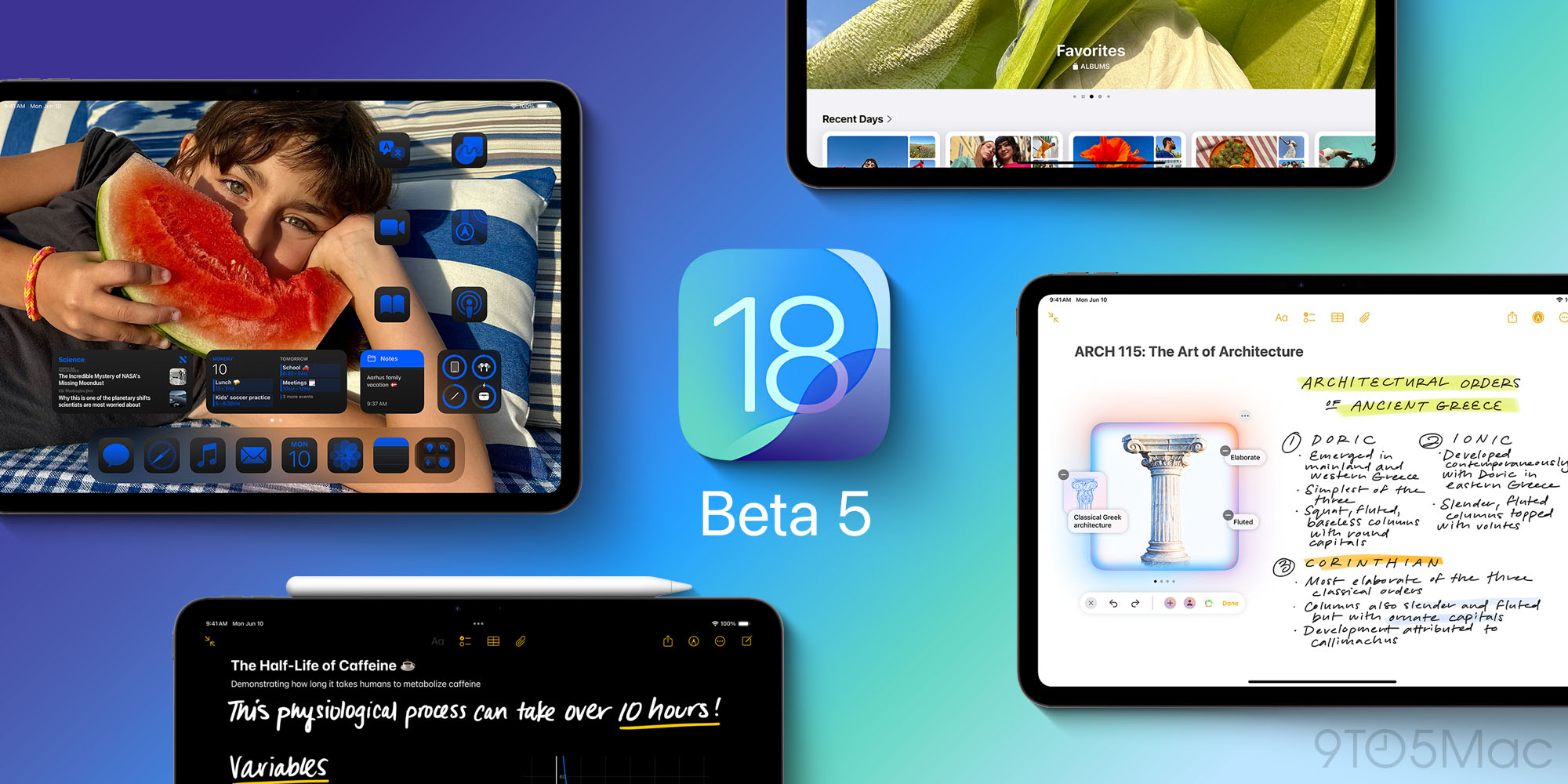 technologie iPadOS 18 beta 5