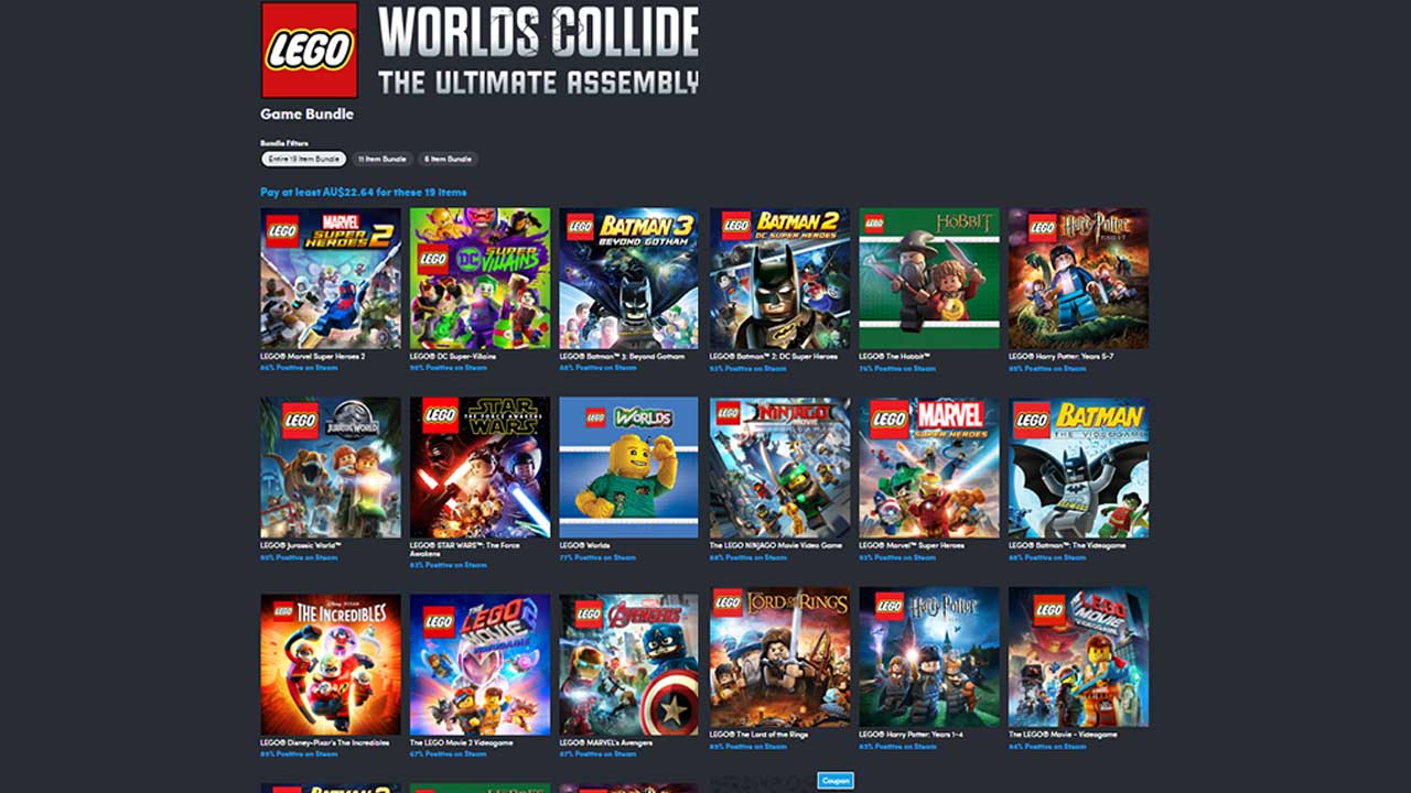 Ultimate LEGO Humble Bndl