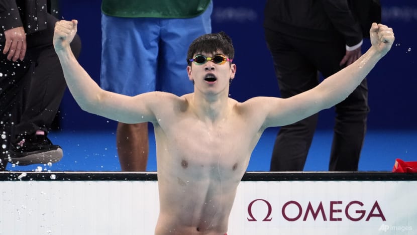 Victoire de Pan en natation