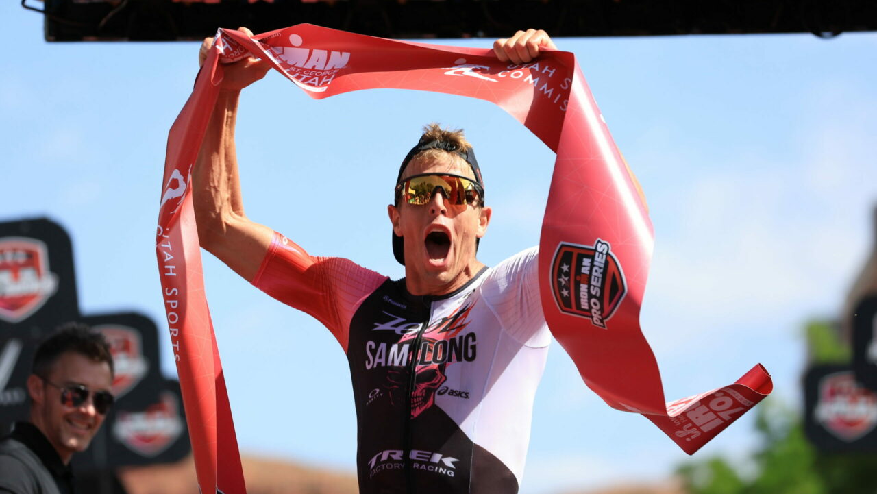 Sam Long a remporté une grande victoire pour défendre son titre de Champion d'Amérique du Nord IRONMAN 70.3