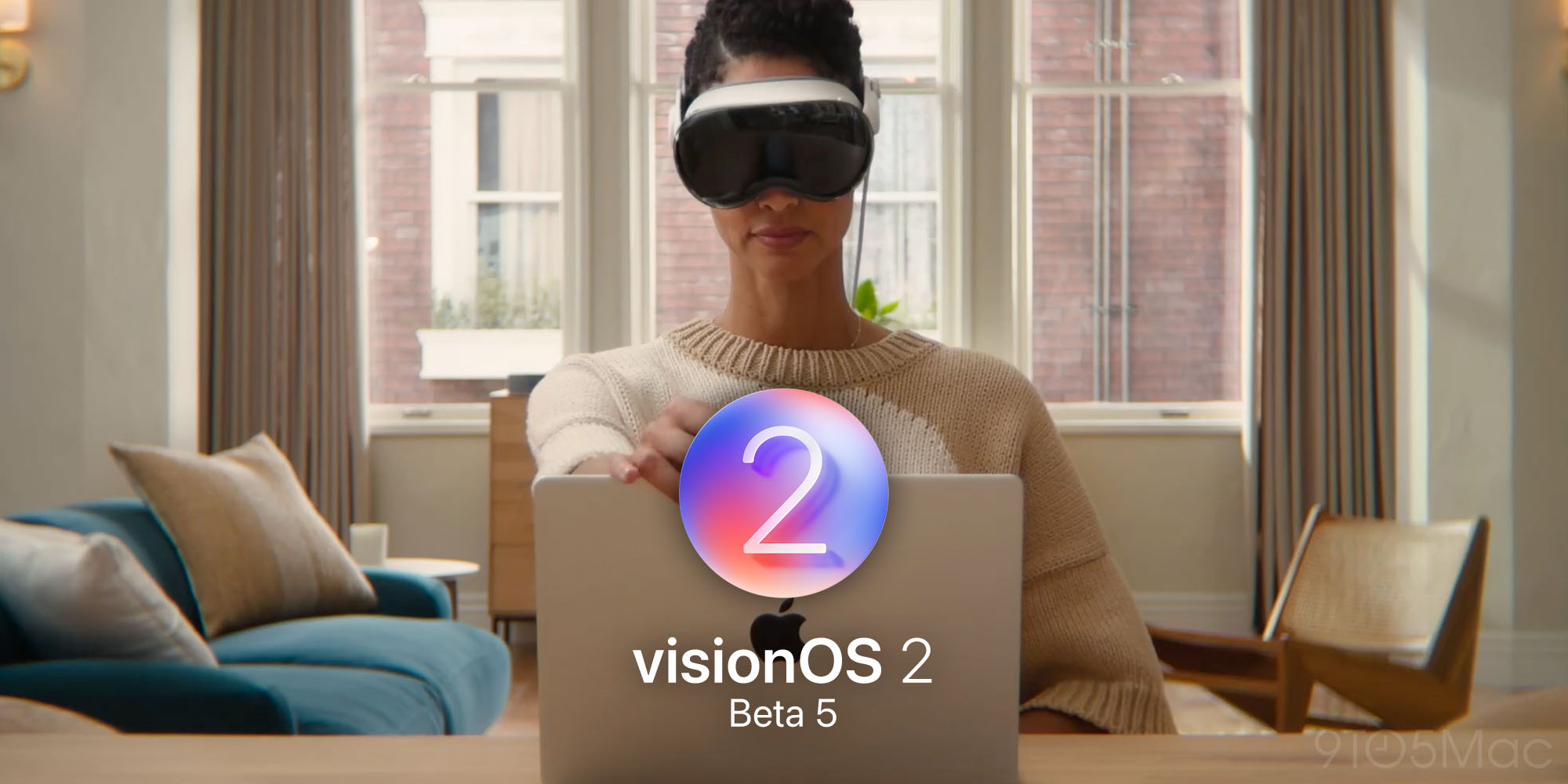 technologie visionOS 2 beta​ 5