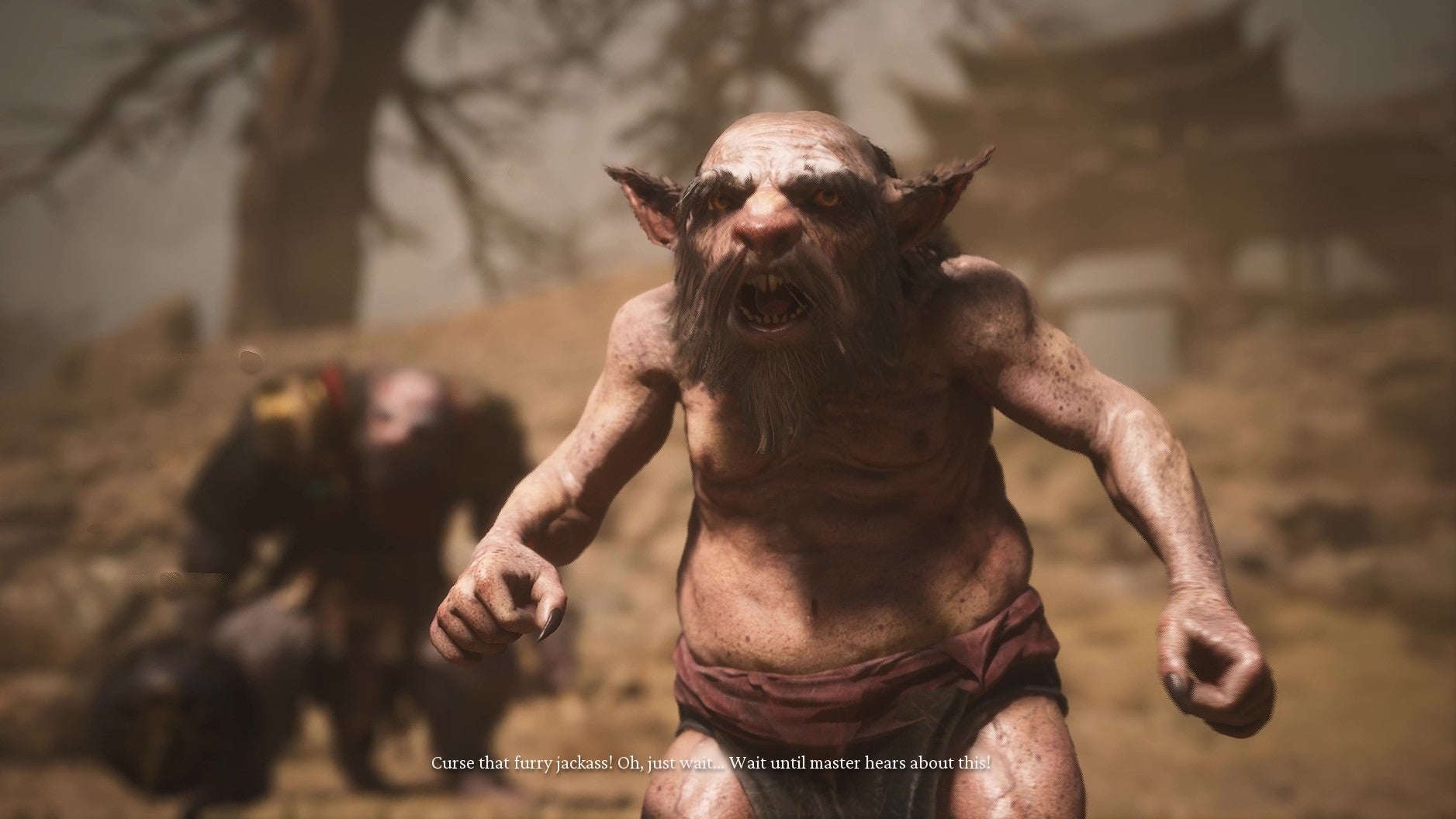 Un rat menaçant dans Black Myth: Wukong.
