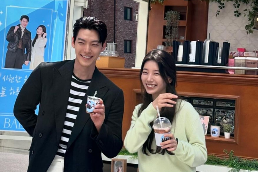 Suzy And Kim Woo Bin Thank Lee Jong Suk For Showing Love On Set Of Their New Drama