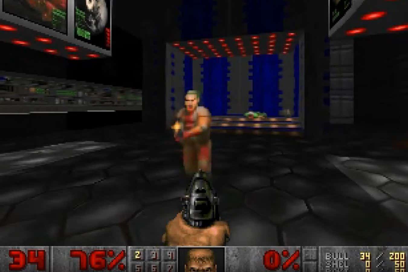 Generative AI creates playable version of Doom game with no code