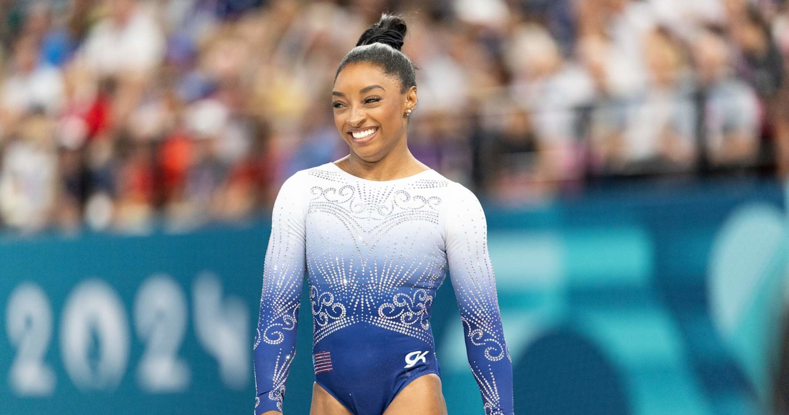 Video: Simone Biles Throws Out 1st Pitch at Astros Game After 2024 Paris Olympics