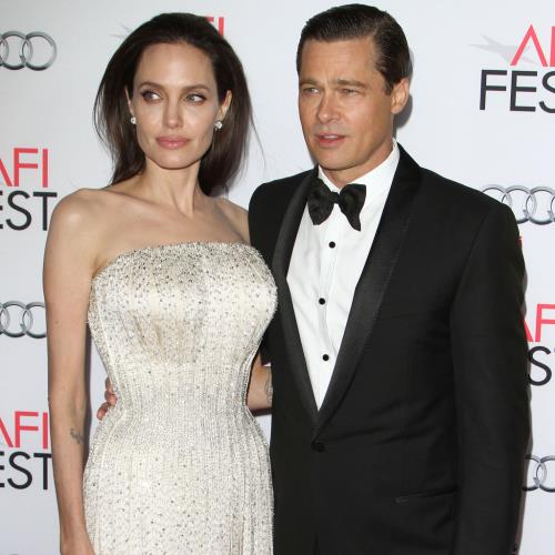 Brad Pitt and Angelina Jolie have near miss at Venice Film Festival