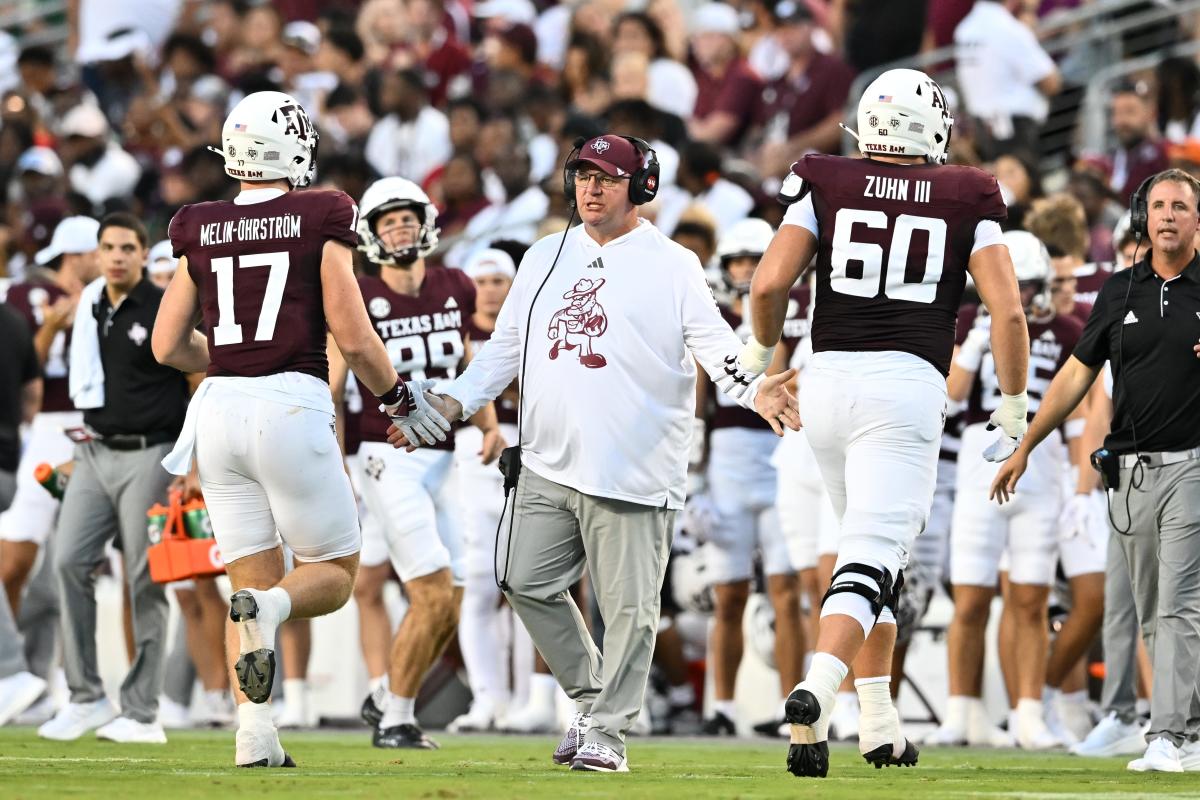 Here is everything Texas A&M HC Mike Elko said following the 23-13 loss to Notre Dame