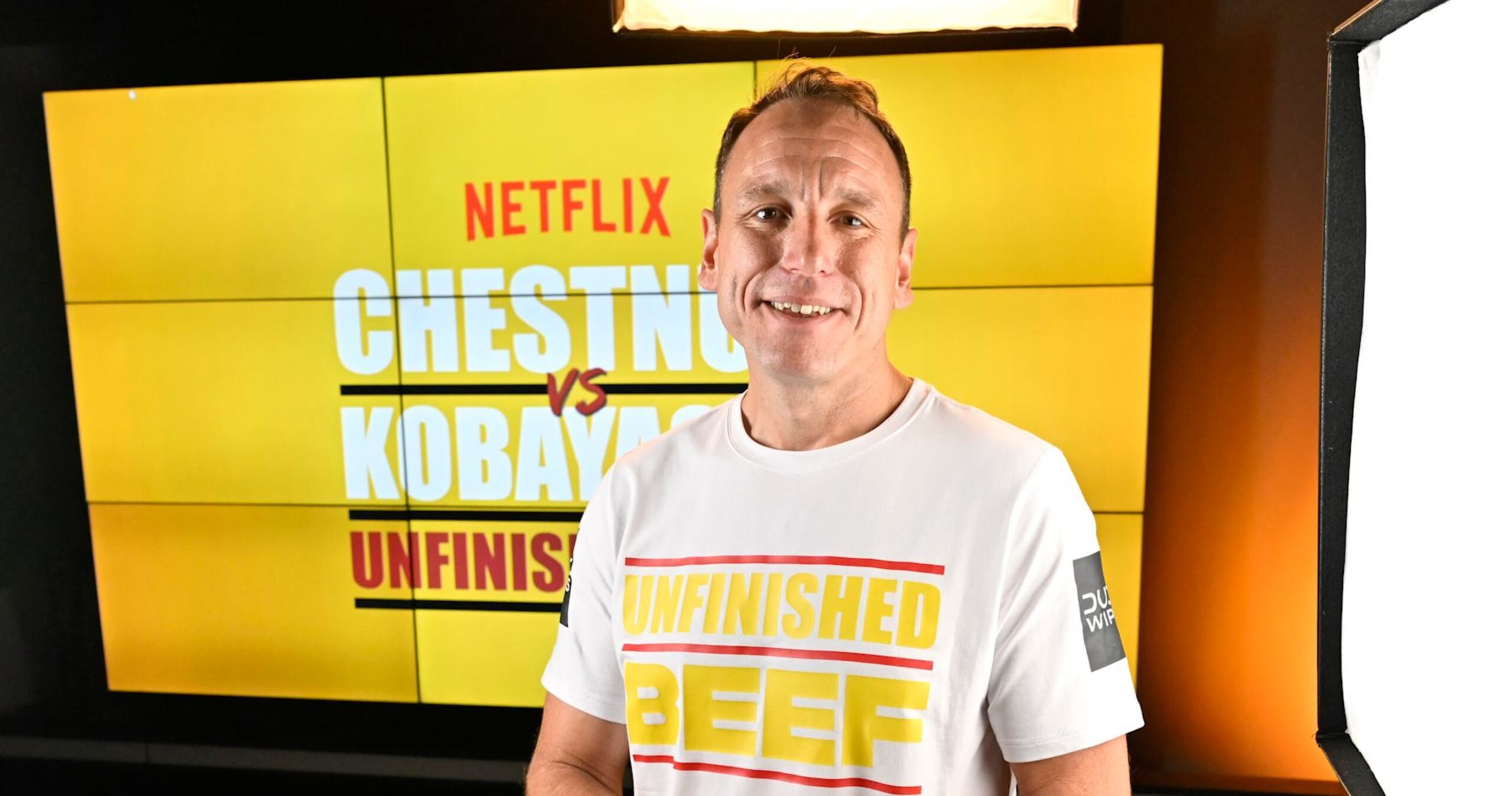 Joey Chestnut Sets World Record, Beats Kobayashi in Hot Dog Eating Contest on Netflix