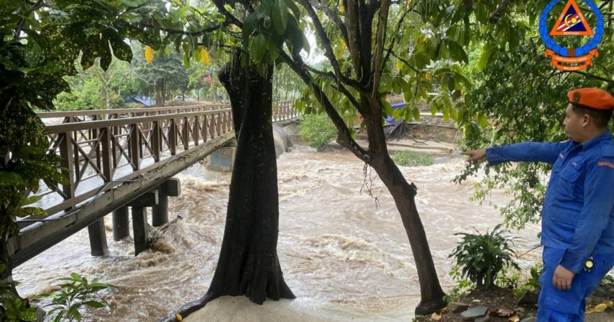 Two rivers in Kedah exceed danger levels following heavy rainfall