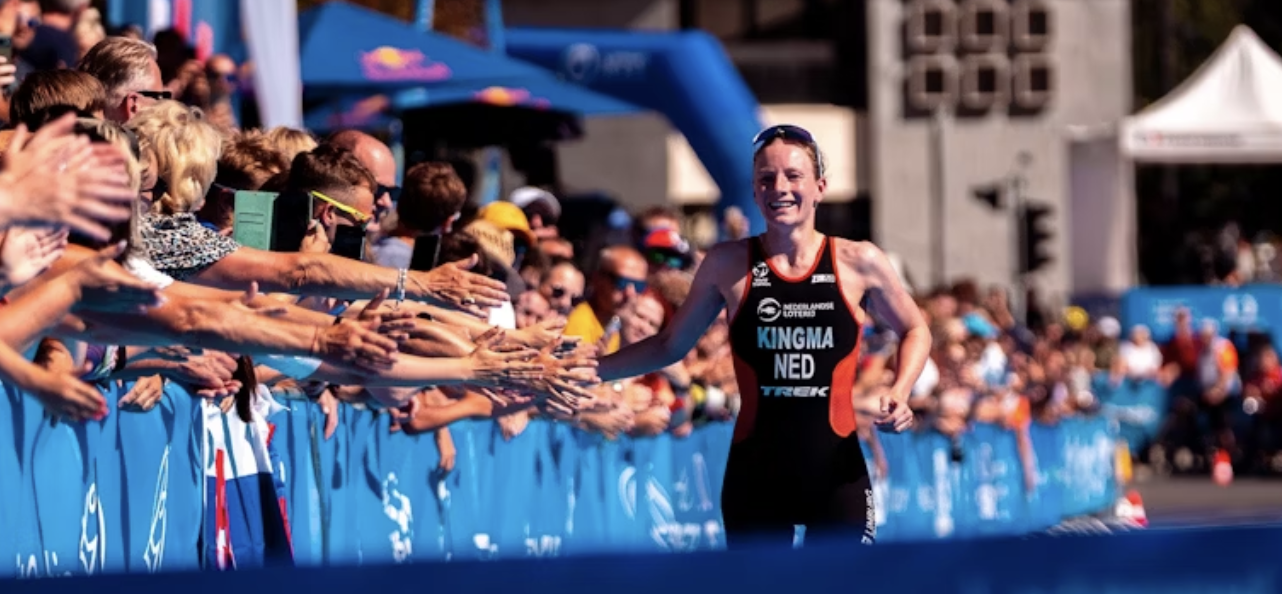 Birthday girl Maya Kingma dominates World Triathlon Cup Karlovy Vary