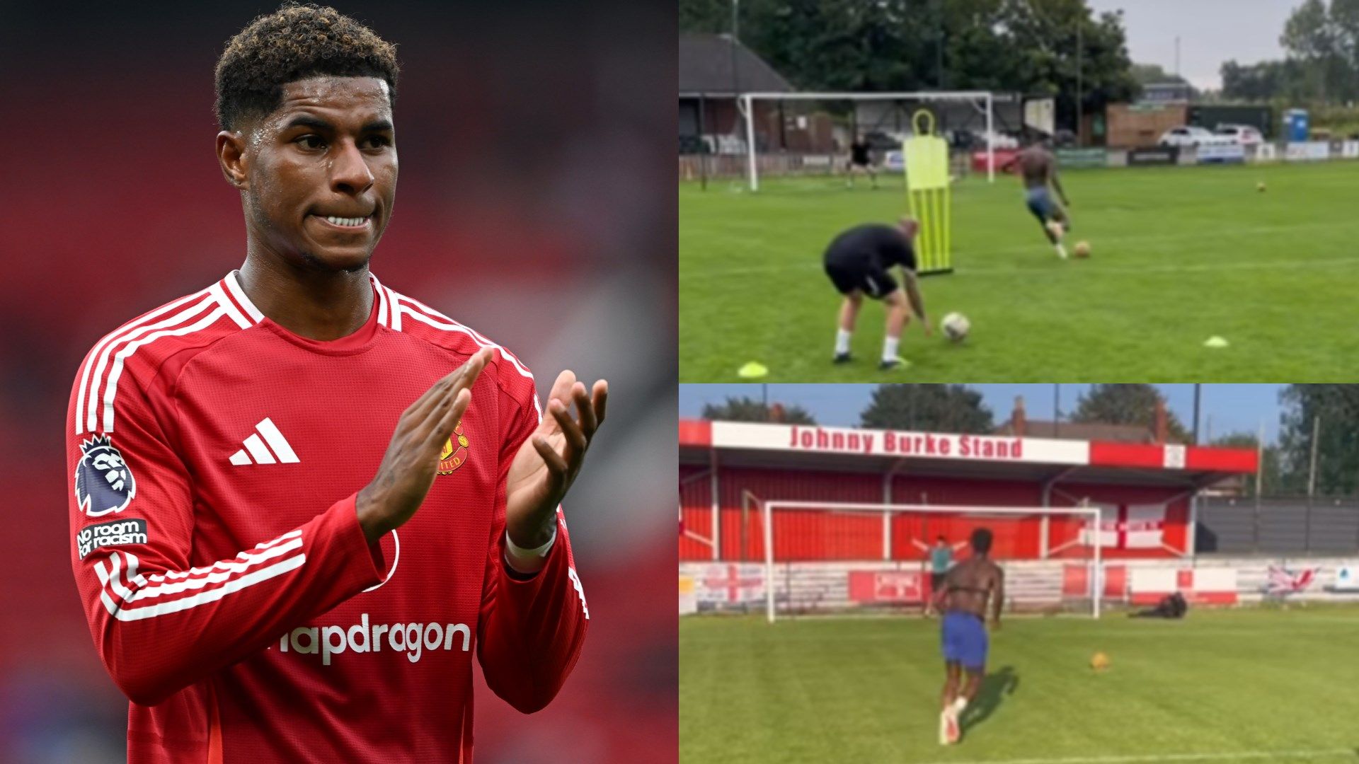 VIDEO: Marcus Rashford shows off ‘raw material’ in private training sessions as struggling Man Utd star sharpens shooting skills amid nine-game Premier League goal drought