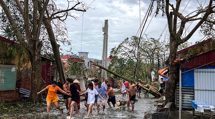 Typhoon Yagi moves to Laos after killing 14 in Vietnam