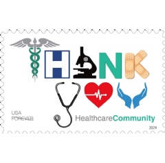 Healthcare Community Recognized on New Forever Stamp