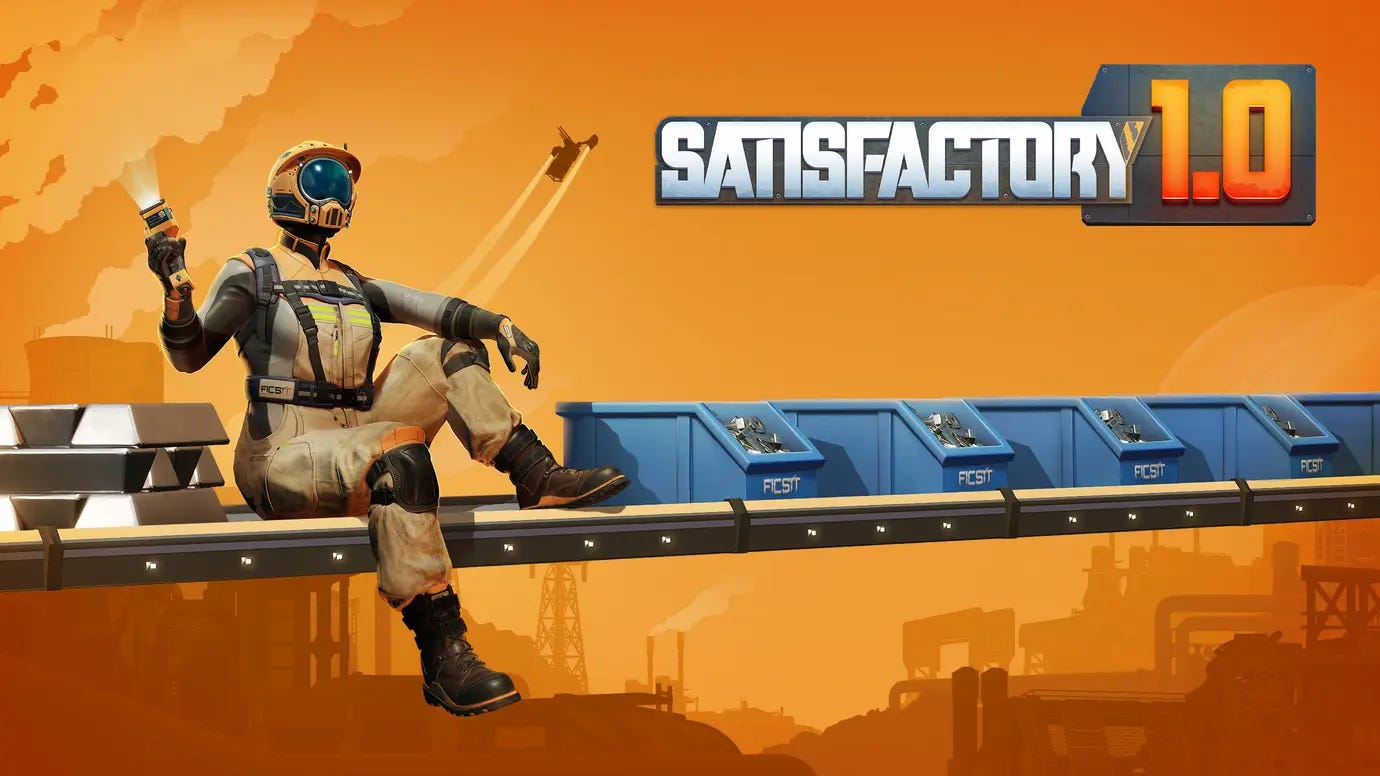 Planet-smelting sim Satisfactory is now satisfactory enough to leave early access