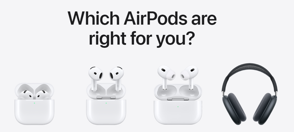 Apple’s new 2024 AirPods lineup features, pictures and prices