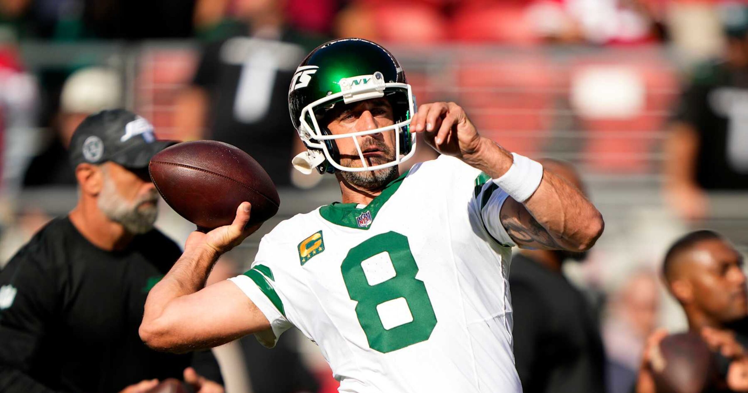 Jets’ Aaron Rodgers Says He’s ‘Got to Play Better’ After 49ers Loss: ‘No Excuses’