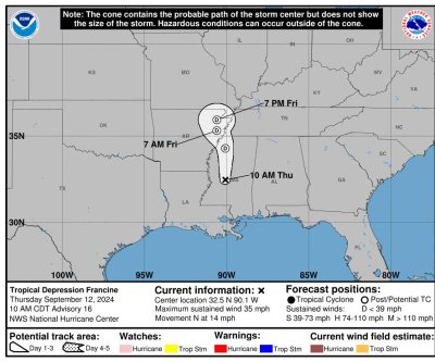 Major flooding, power outages still a threat from Francine